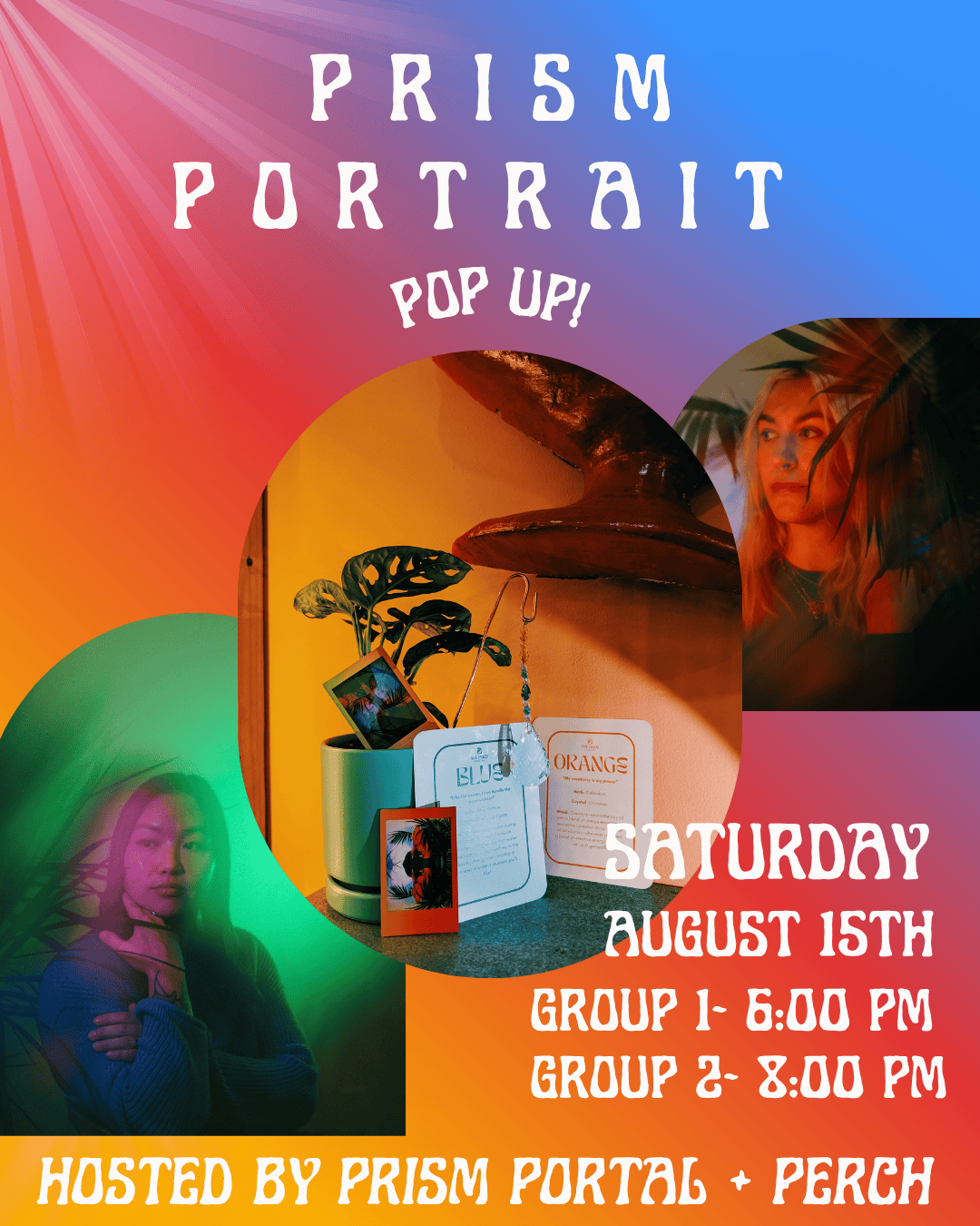 Prism Portrait Pop-up flyer